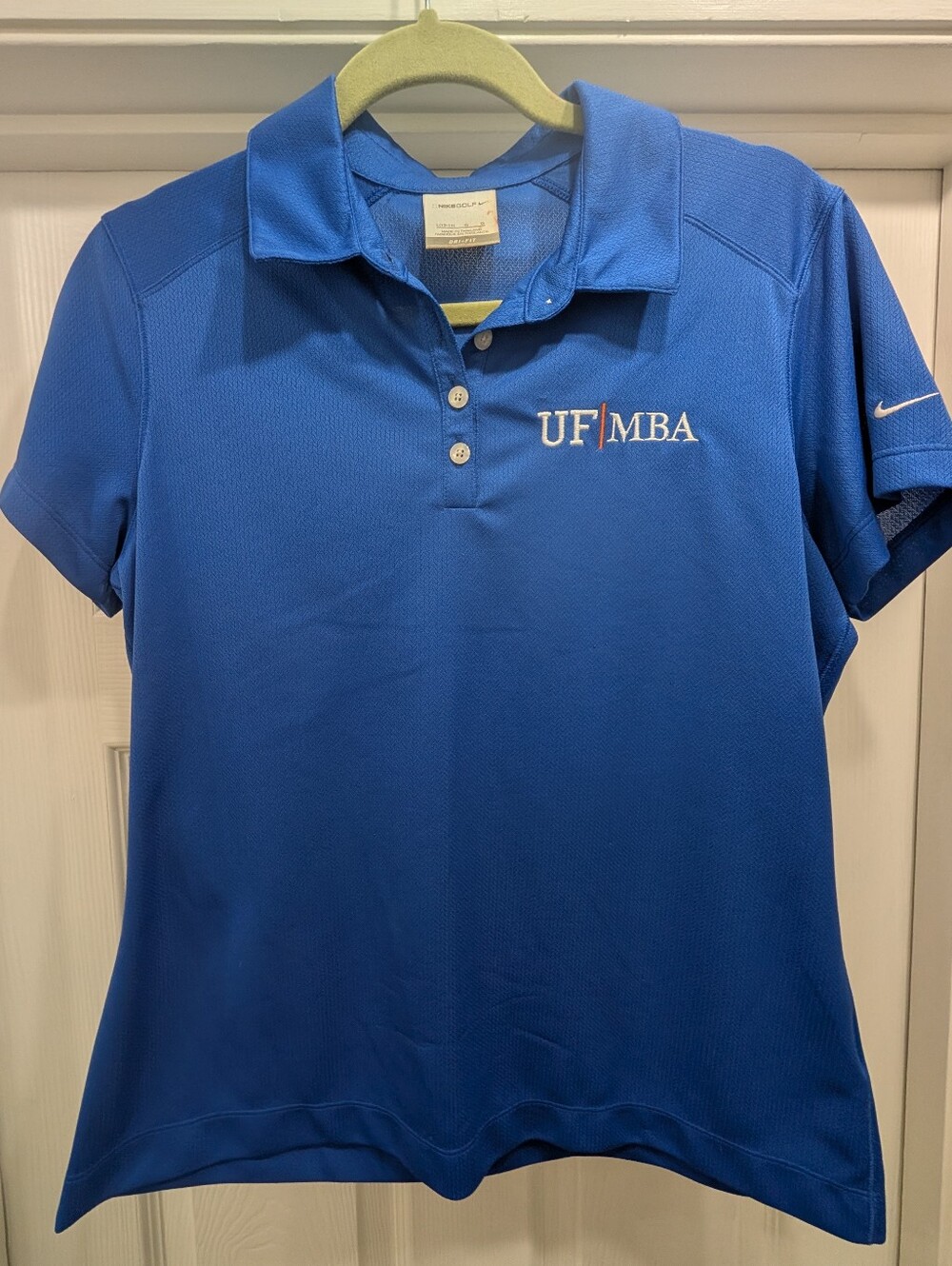 Nike University of Florida MBA Golf Polo Blue Size L | Very Good Condition